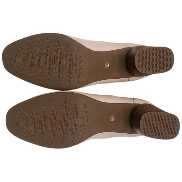 Clarks Cosmo Step Blush Pink Leather Pumps Low Heels Women's Size 9.5 - Picture 6 of 7